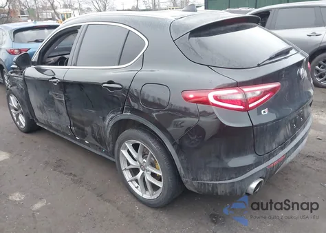 2019 Alfa Romeo Stelvio Ti Lusso Awd from USA, damaged, VIN ZASPAKBN5K7C55325